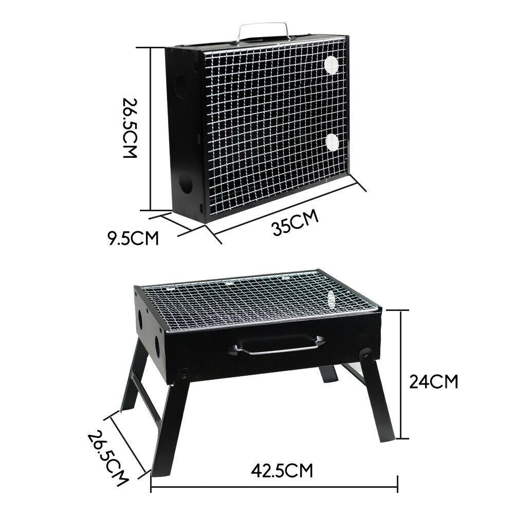 Flat-Pack Portable Charcoal BBQ Grill, view 10