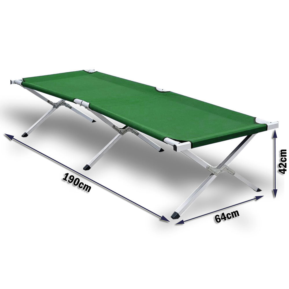 Folding Camping Stretcher Bed with Carry Bag, view 9
