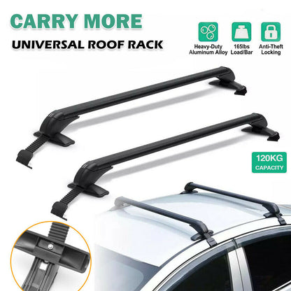 100cm Universal Aluminium Roof Rack Cross Bars, view 13