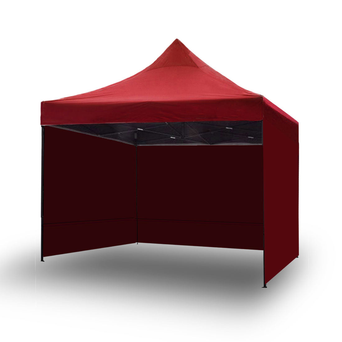3x3m Pop-Up Gazebo with Side Walls – Red