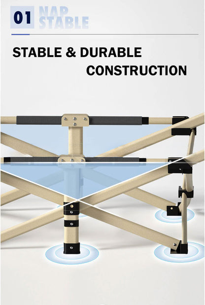 Foldable Camping Stretcher – Grey, view 3