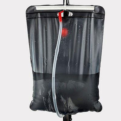 Pop Up Shower Tent with 20L Camping Shower Bag - Blue, view 11