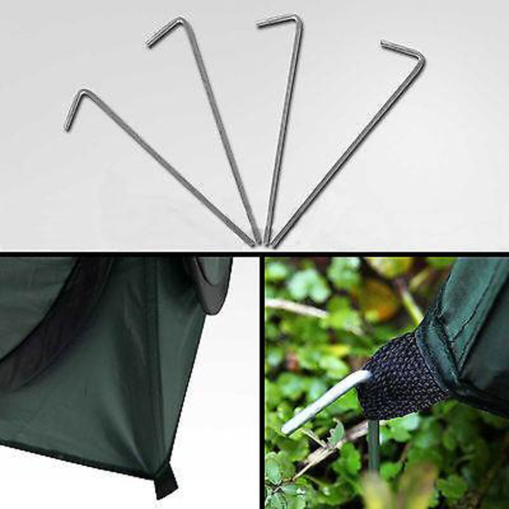 Pop Up Shower Toilet Tent - Green Privacy Shelter, view 5
