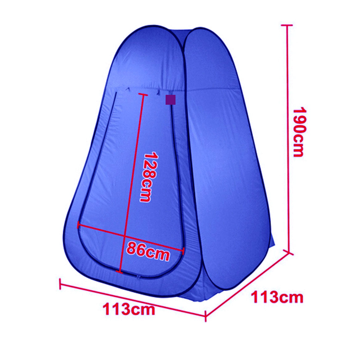 Pop-Up Privacy Shelter Tent – Blue, view 7