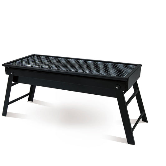Foldable Charcoal BBQ Grill – Cast Iron Hibachi