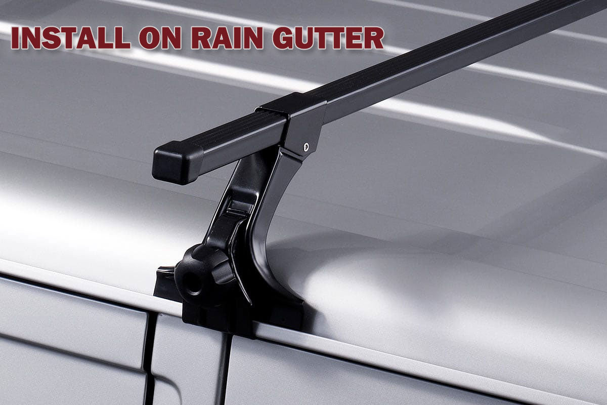 Rain Gutter Roof Rack Cross Bars – 120cm Adjustable, view 6