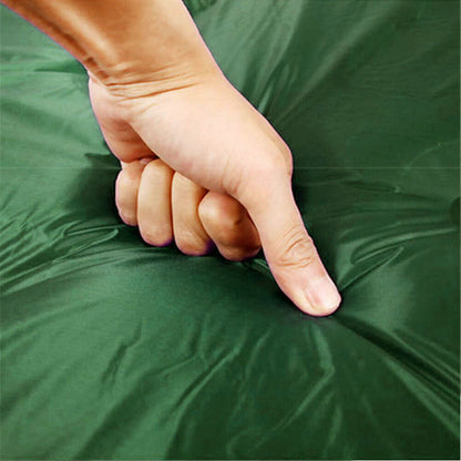Green Self-Inflating Camping Mattress with Pillow & Carry Bag, view 3