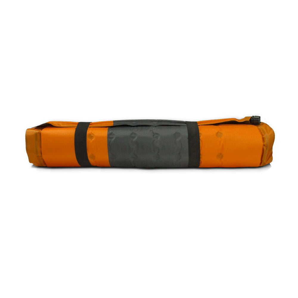 Double Self-Inflating Camping Mat – 5cm Foam, Orange, view 4