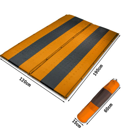 Double Self-Inflating Camping Mat – 5cm Foam, Orange, view 9