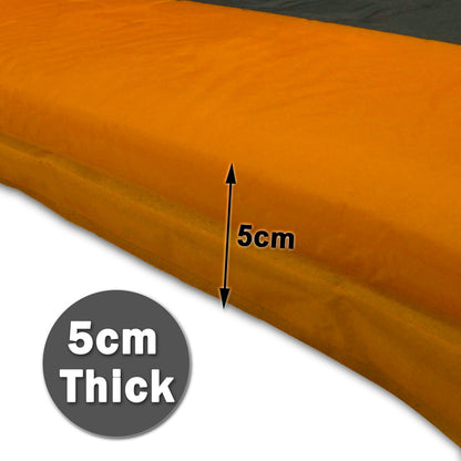 Single Self-Inflating Sleeping Mat – Orange, view 3