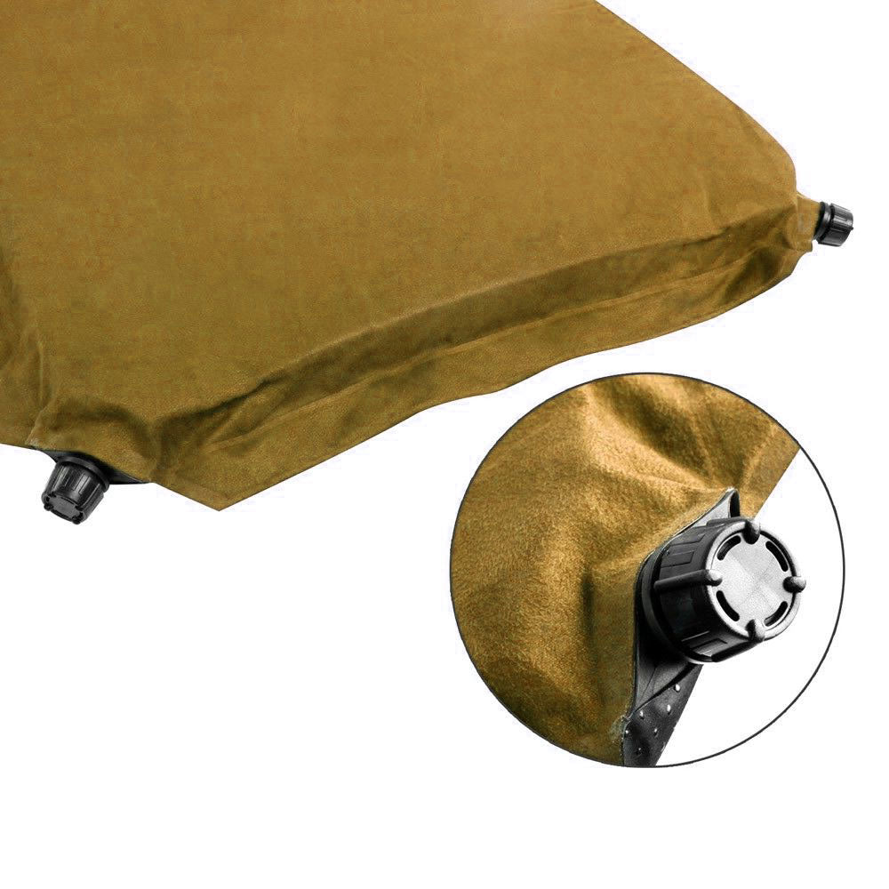 Single Self-Inflating Camping Mat – Flocked Beige, view 5