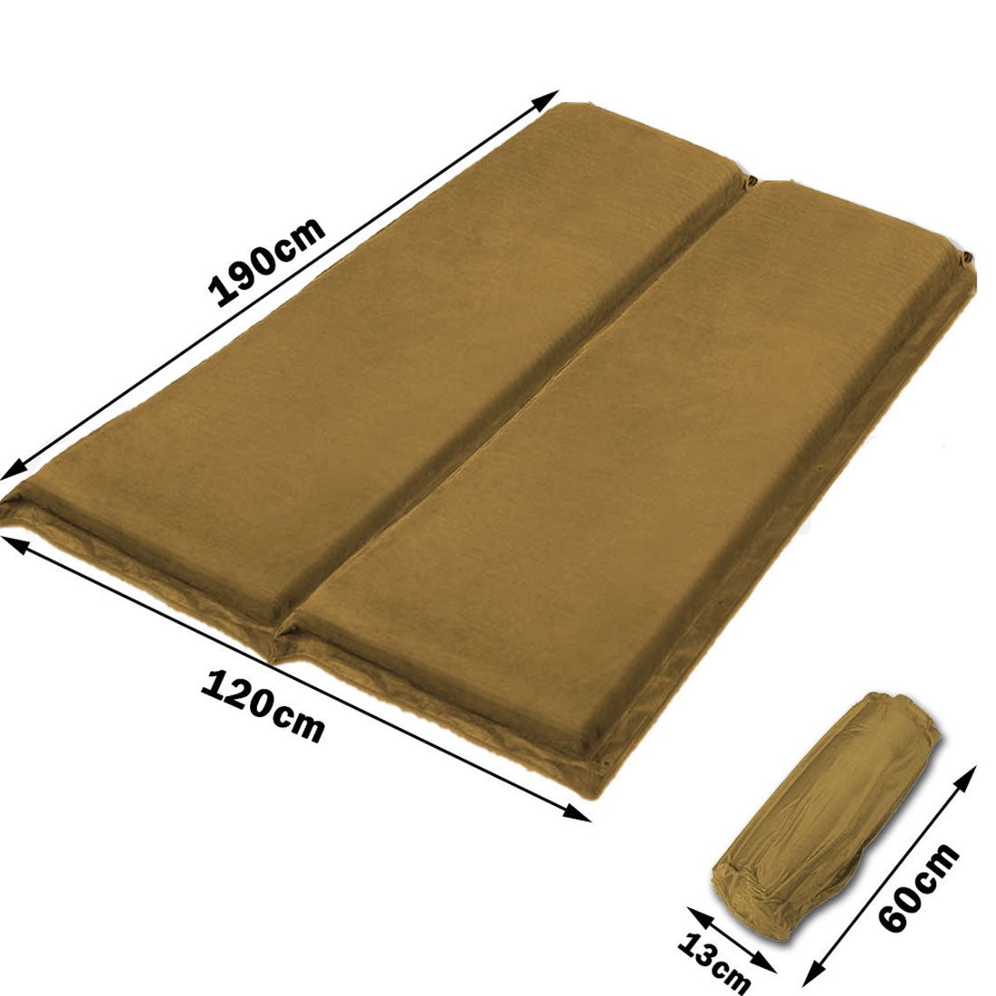 Double Self-Inflating Mattress 8cm – Joinable, view 6
