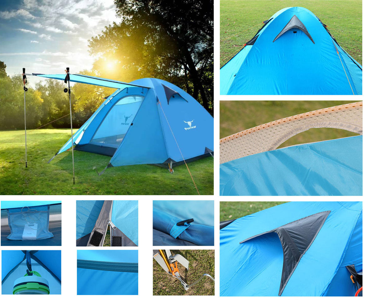 2-Person Lightweight Hiking Tent – Waterproof, view 6