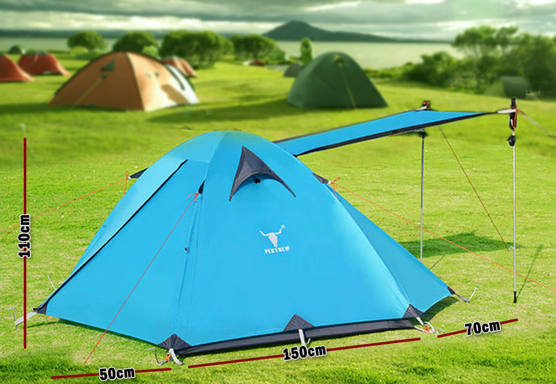 2-Person Lightweight Hiking Tent – Waterproof, view 9