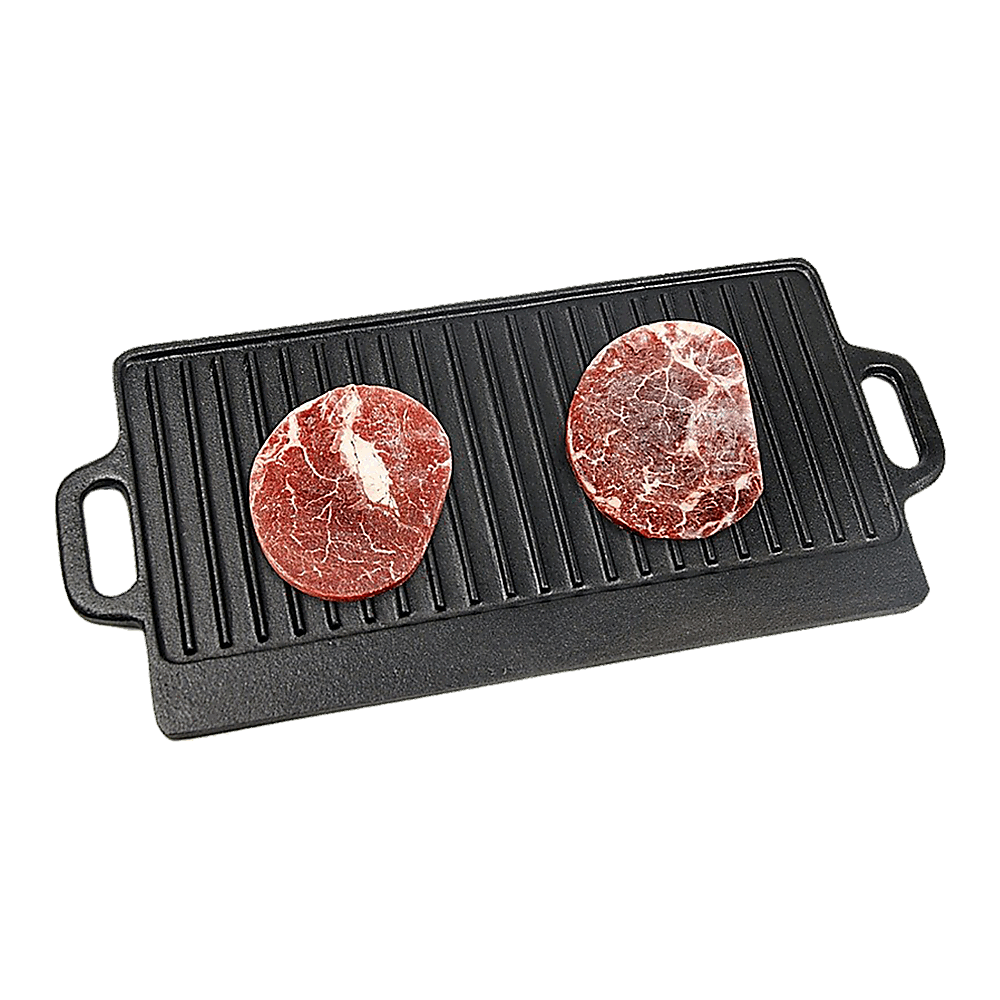 Cast Iron Reversible Griddle Plate 46 x 22cm