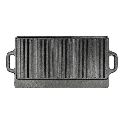 Cast Iron Reversible Griddle Plate 46 x 22cm, view 6