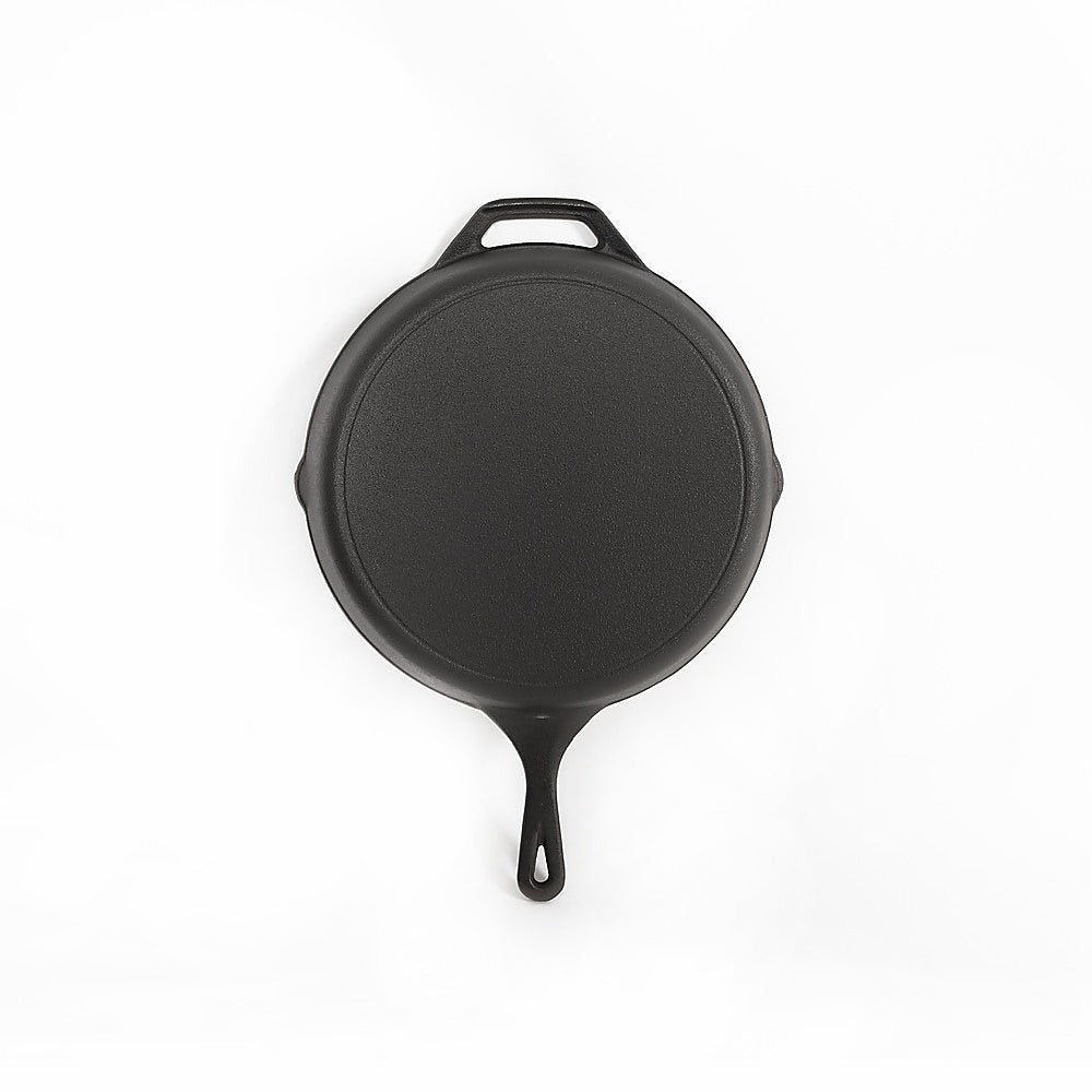 30cm Pre-Seasoned Cast Iron Skillet, view 4