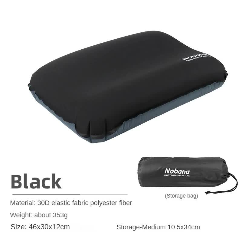 Auto Self-Inflating 3D Sponge Camp Pillow