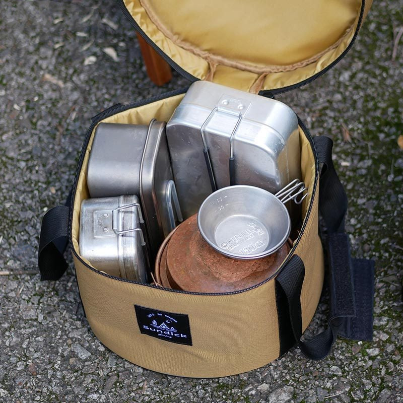 Camping Kitchen Utensil Organiser Bag Khaki 9L, view 2