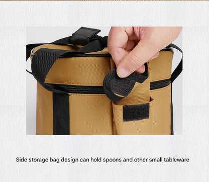 Camping Kitchen Utensil Organiser Bag Khaki 9L, view 5