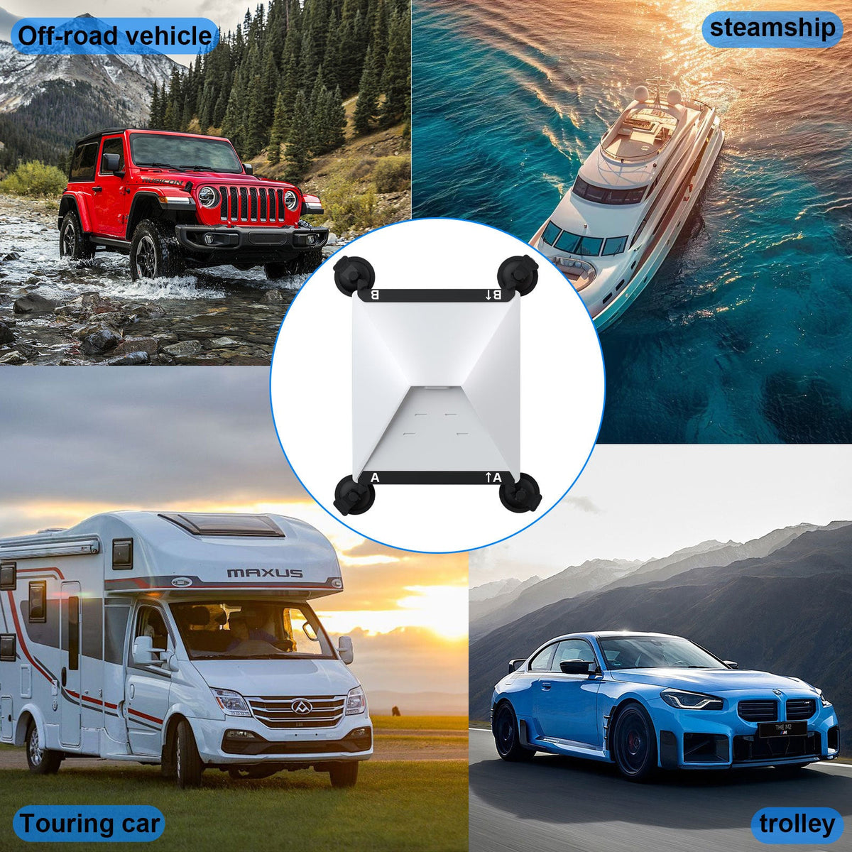 Starlink Mini Suction Cup Vehicle Mount, view 7