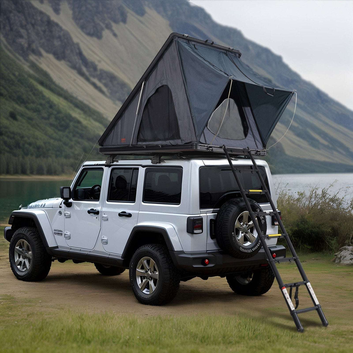VEVOR Hard Shell Rooftop Tent – 2-3 Person, view 8