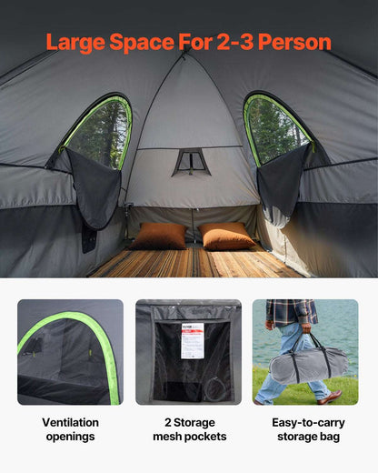 VEVOR Truck Bed Tent 8.0–8.2ft – 2-3 Person with Awning, view 6