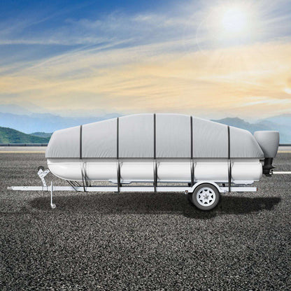 VEVOR 800D Pontoon Boat Cover 19–20 ft Trailerable, view 8