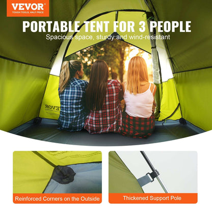 VEVOR 7x7ft Waterproof Backpacking Tent – 3 Person, view 2