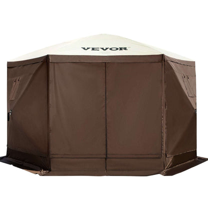 VEVOR 10x10ft Pop-Up Camping Gazebo – 6 Sided, view 9