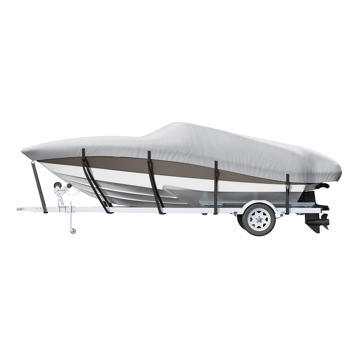 VEVOR Boat Cover 600D – Fits 16–18.5ft V-Hull & Runabout, view 10
