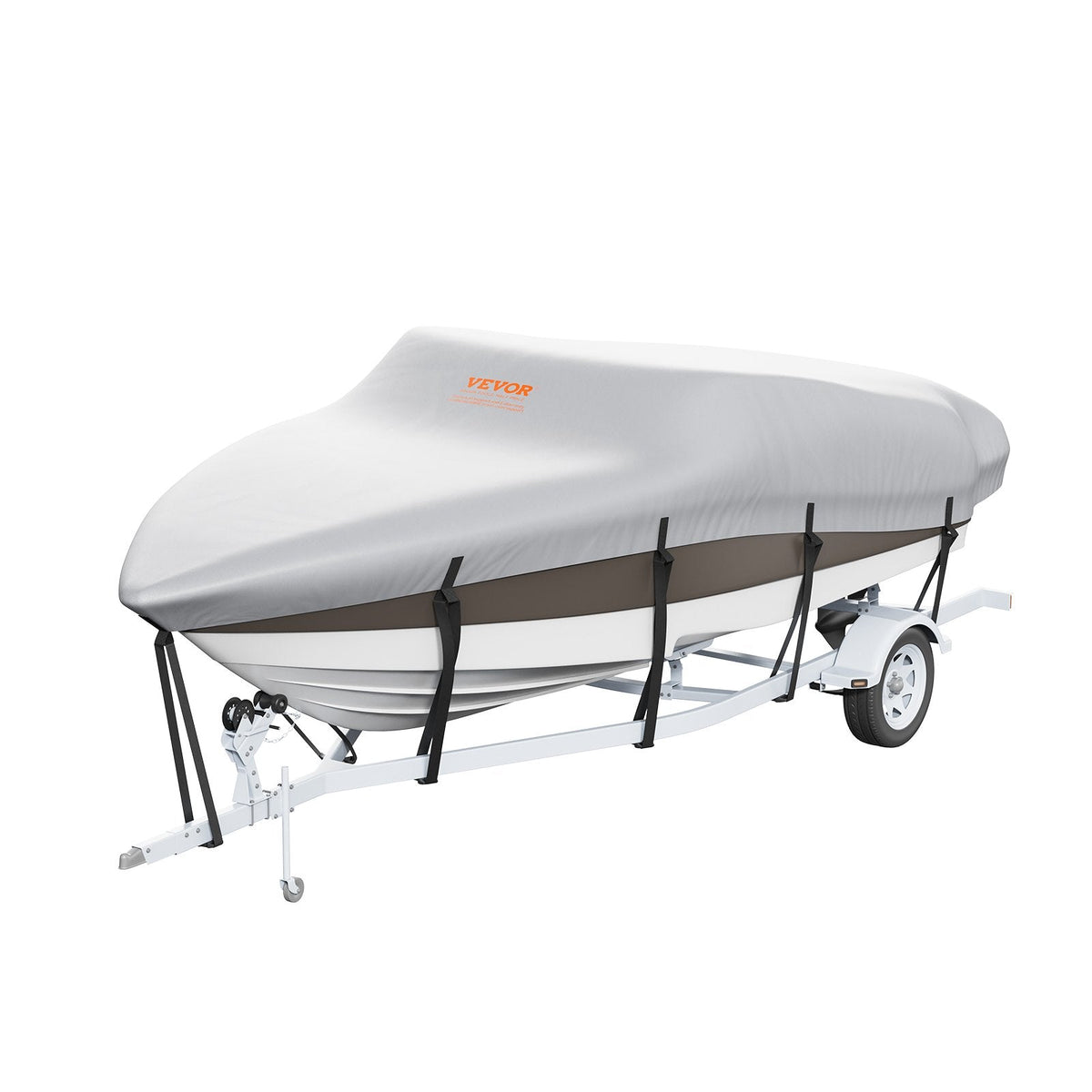 VEVOR 600D Boat Cover for 23–24 ft V-Hull, view 9