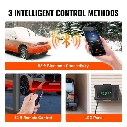 2KW Diesel Air Heater – Bluetooth App & Remote, view 3