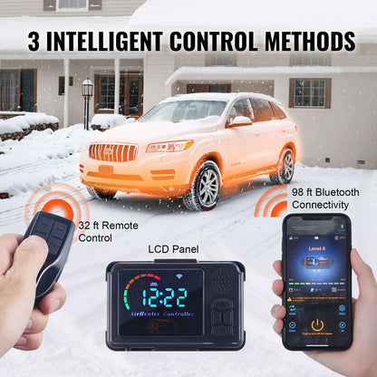 8KW Portable Diesel Air Heater with Bluetooth App, view 3