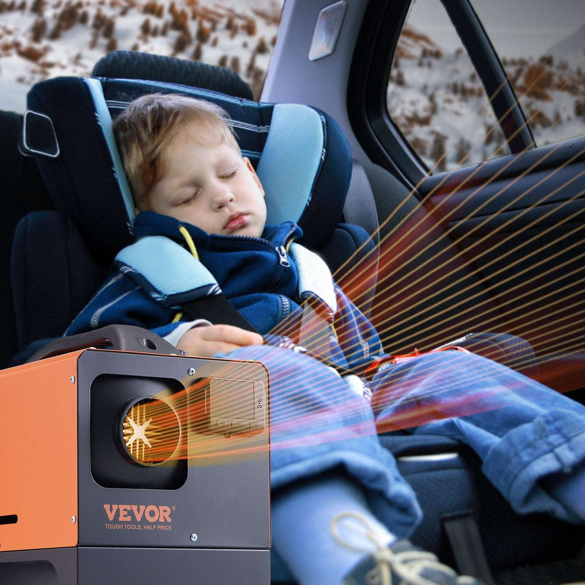 12V 5KW Diesel Air Heater – Portable with LCD & Remote, view 8