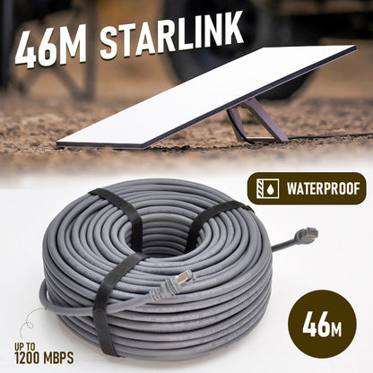 Starlink Gen 3 Replacement Cable 46m 150ft Grey, view 2