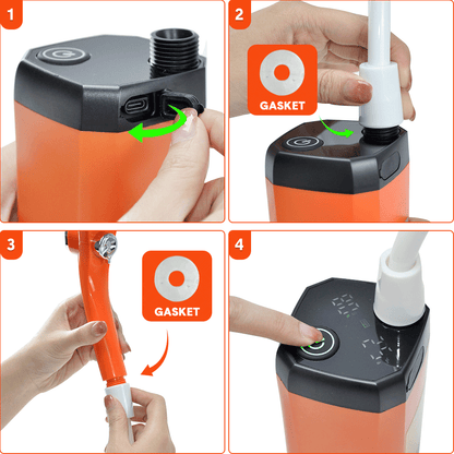 Portable Camping Shower – Rechargeable Digital Display, view 9