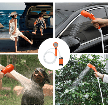 Portable Camping Shower – Rechargeable Digital Display, view 10