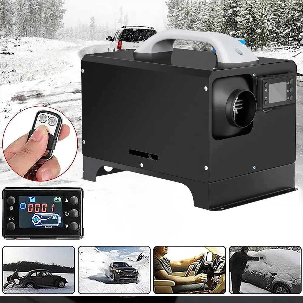 12V 8KW Diesel Air Heater with LCD & Remote, view 2