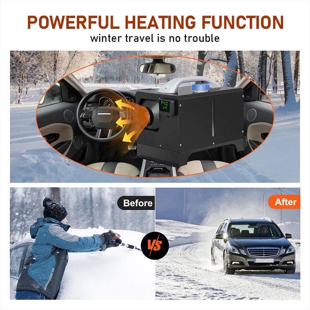12V 8KW Diesel Air Heater with LCD & Remote, view 10