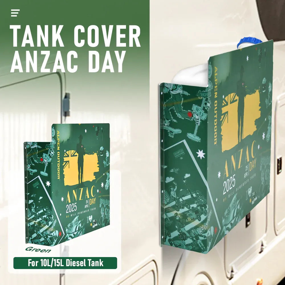 Diesel Tank Cover 10L/15L Anzac Green - Alpen Outdoor, view 2