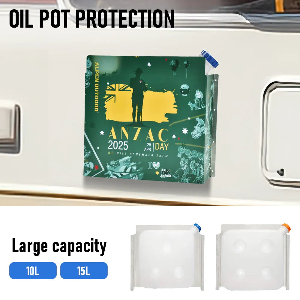 Diesel Tank Cover 10L/15L Anzac Green - Alpen Outdoor, view 4