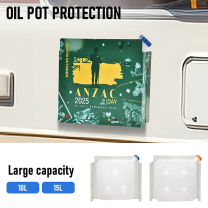 Diesel Tank Cover 10L/15L Anzac Green - Alpen Outdoor, view 4