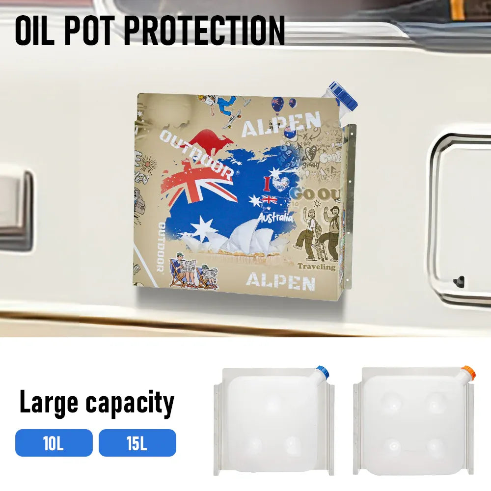 Alpen Outdoor Diesel Tank Cover 10L/15L AU Flag, view 4