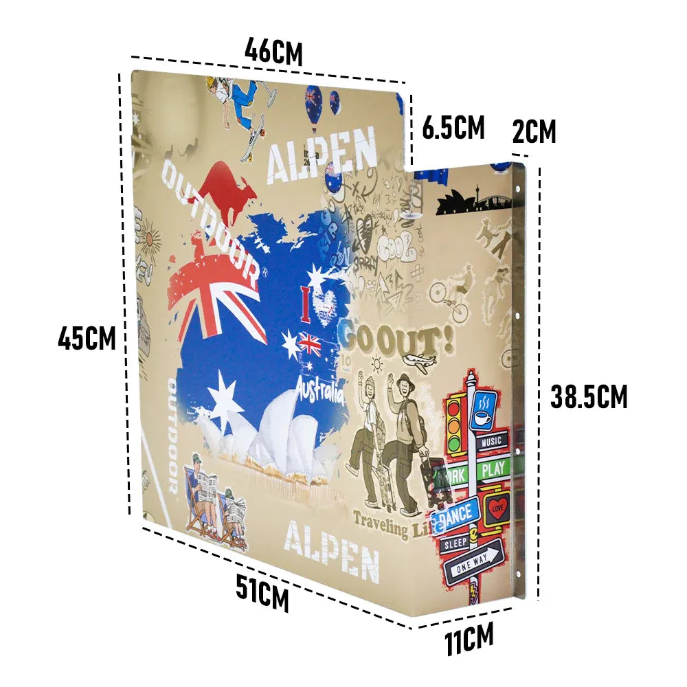Alpen Outdoor Diesel Tank Cover 10L/15L AU Flag, view 7