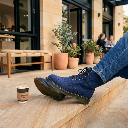 Vegan Hemp Hiking Boots - Namaste Artisans, view 7