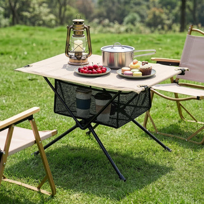 Weisshorn Folding Camping Table with Carry Bag