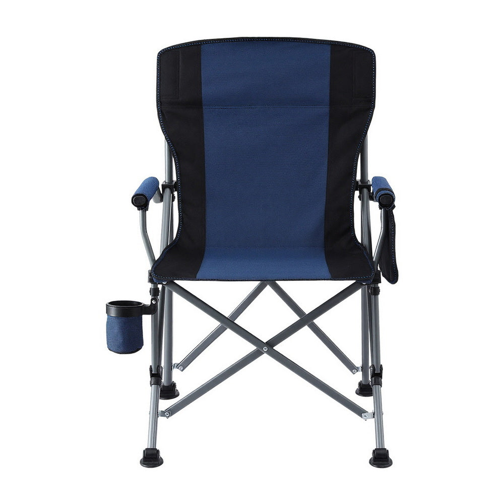 Weisshorn Folding Moon Chair 120kg - Navy Blue