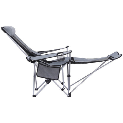Weisshorn Reclining Folding Camp Chair - Grey, view 4