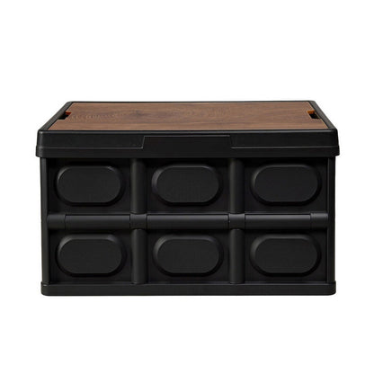 Gardeon 50L Collapsible Storage Box with Plywood Lid, view 4